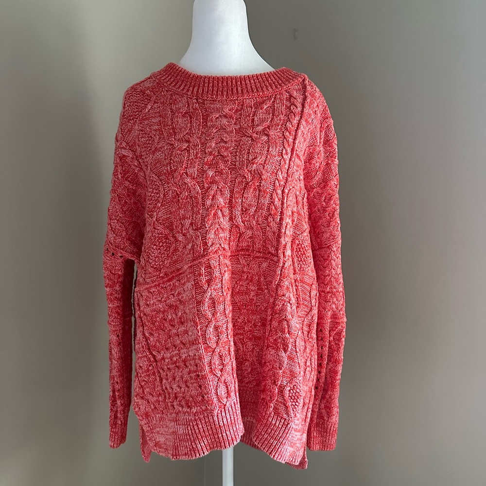 Anthropologie Pilcro Overwized Cable Knit Sweater, Sz M